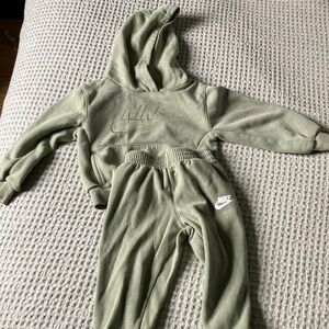 Nike Olive Green Tracksuit Set